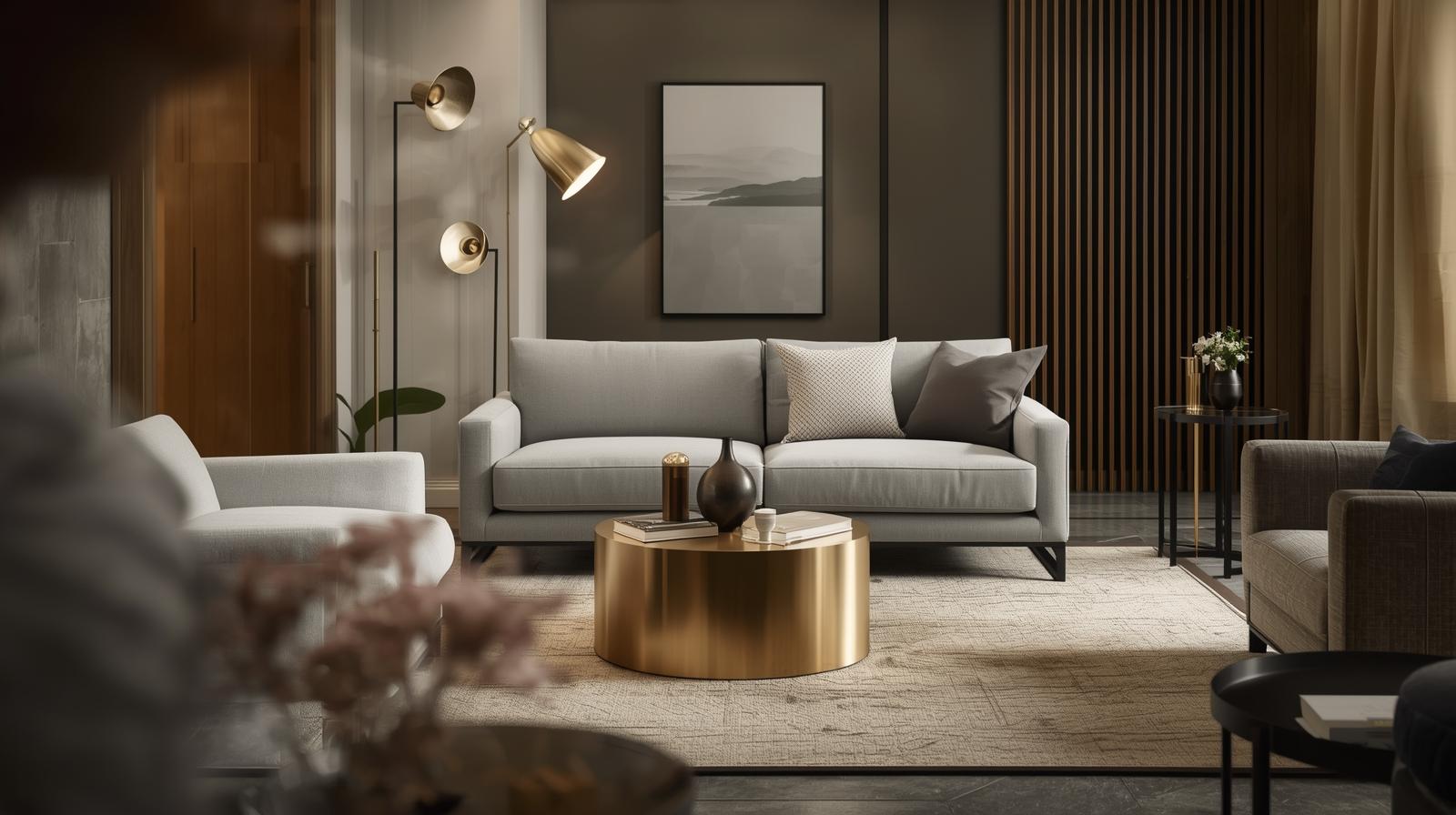 металлические элементы снова в тренде в мебельном дизайне